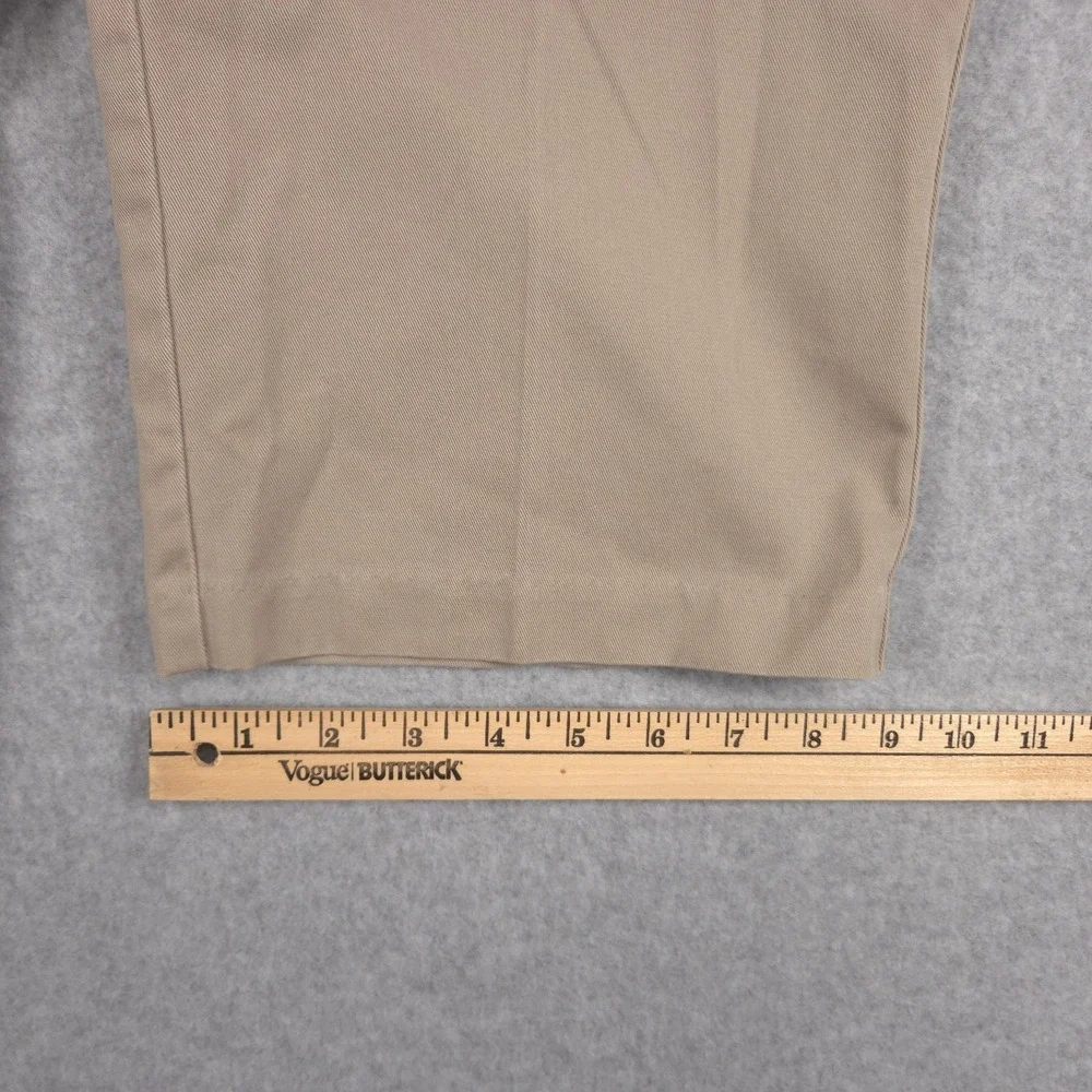 Dockers D3 Mens 34x30 Beige Khaki Flat Front Casual Chino Pants School